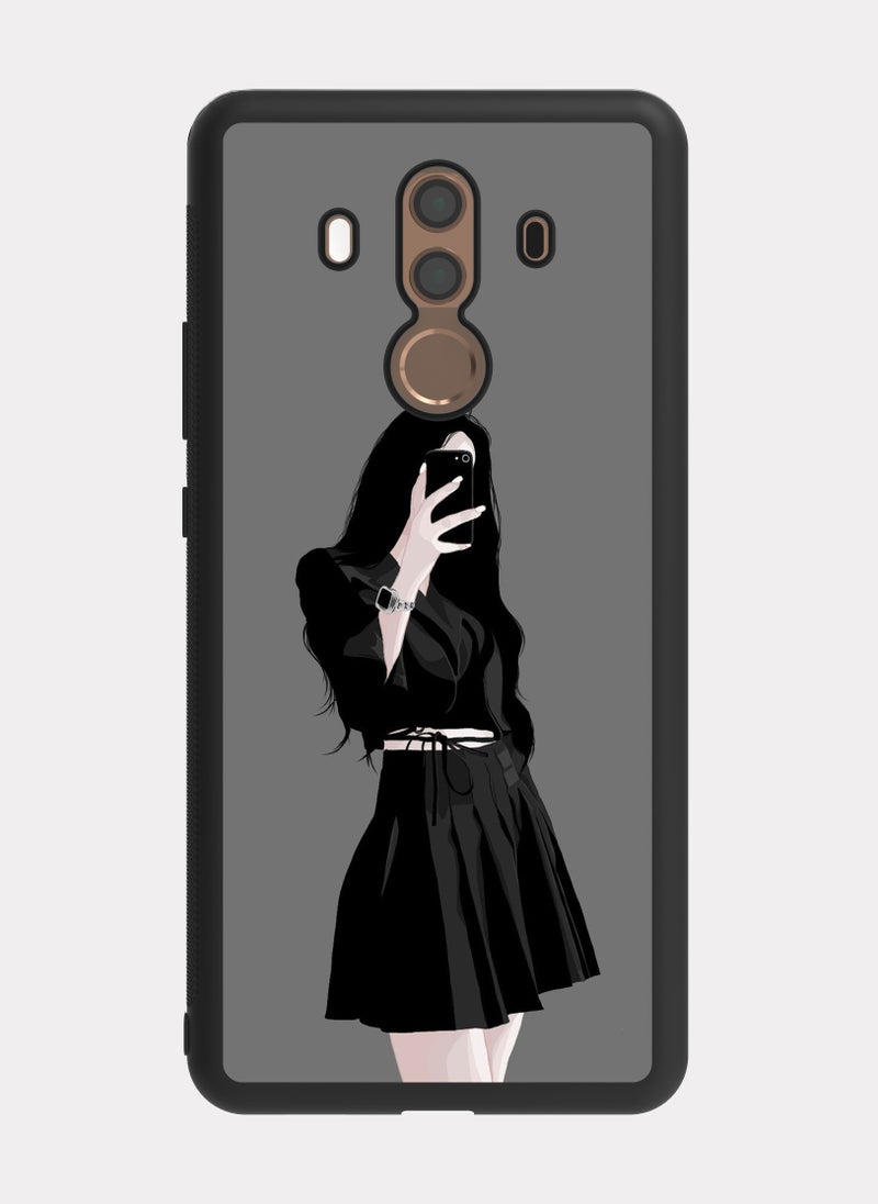 بكسلات كفر هواوي ميت 10 جذاب اسود - Image 1