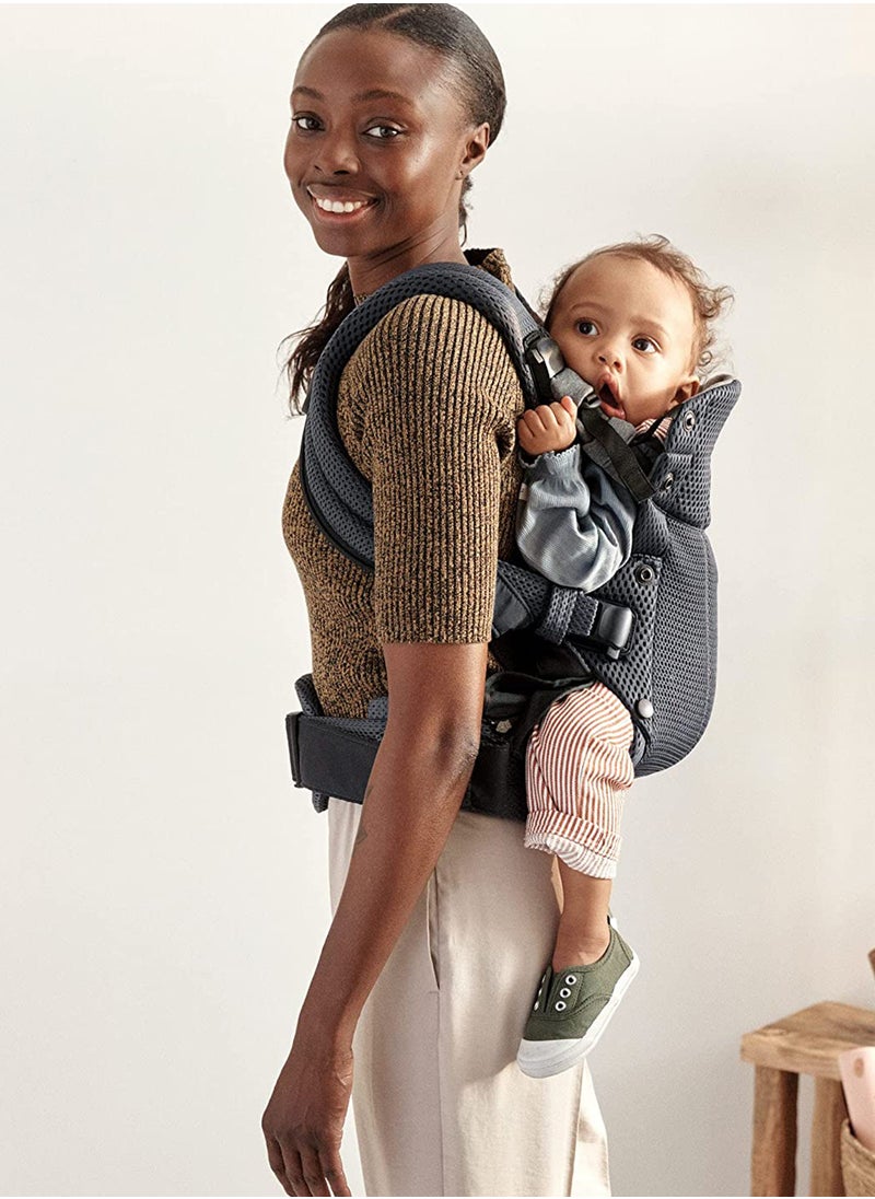 BABYBJORN Baby Carrier Harmony 3D Mesh Anthracite Black  - Image 5