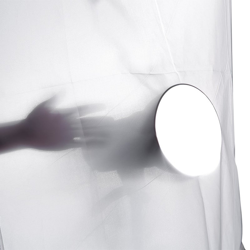 VTS 12x5 feet/3.6x1.5 Meters Nylon Silk White Seamless Diffusion Fabric for Photography Softbox, Light Tent,Product Shoot,Modeling and DIY Lighting Modifier - Image 1