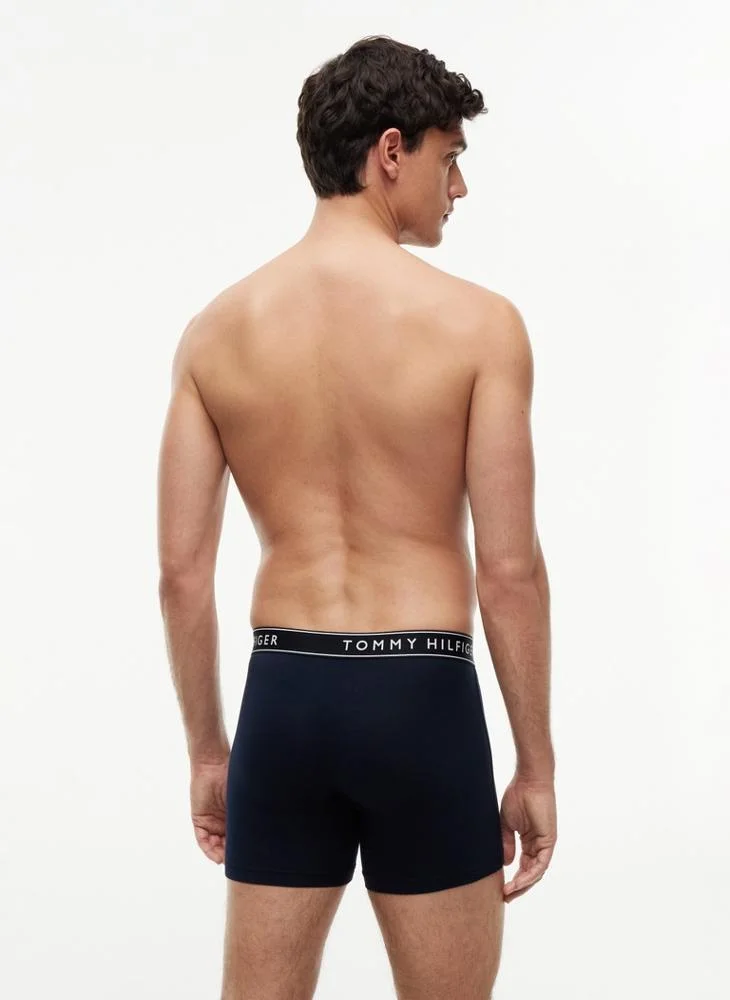 Tommy Hilfiger  3-Pack Essential Logo Waistband Boxer Briefs for Men | Best Price UAE