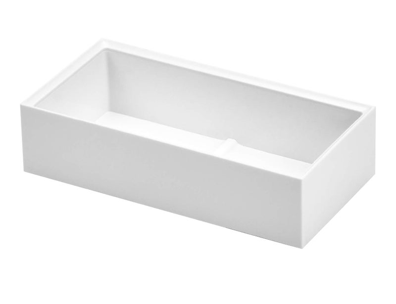 Bostitch Office Konnect Desk Organizer Accessory Tray, Wide, Stacks for Desktop Storage, White - Image 1