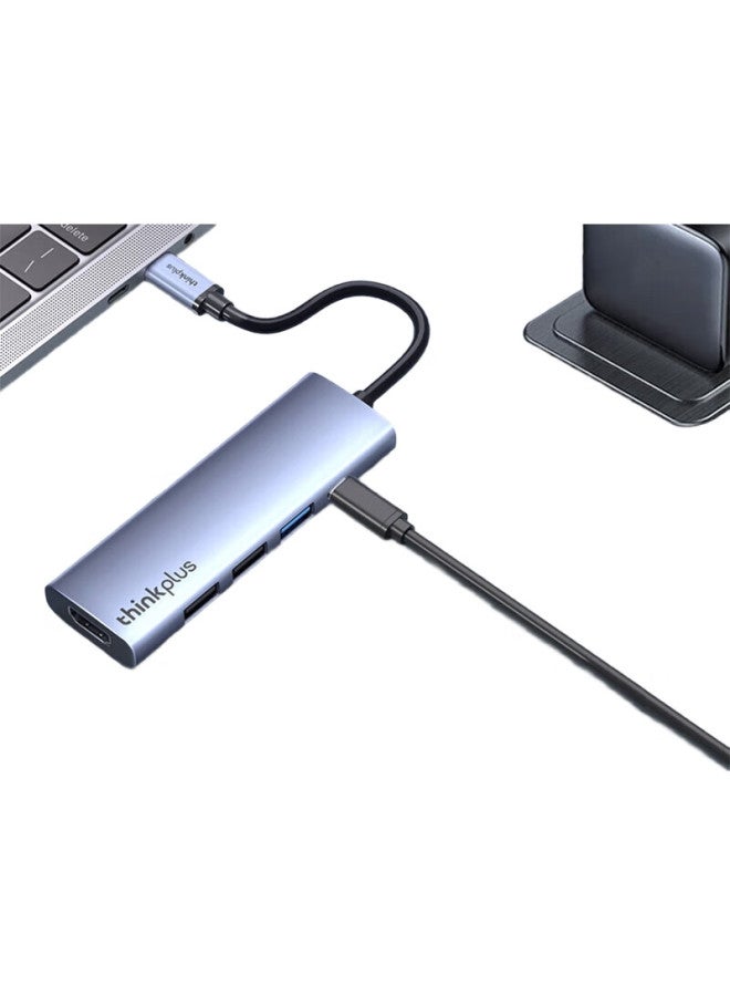 thinkpad Lenovo Type-C Expansion Dock, Usb Hub, Hdmi To Vga Converter, Pd Fast Charging Adapter, Laptop Expansion Dock, Aluminum Alloy Material, Lc05-V - Image 2