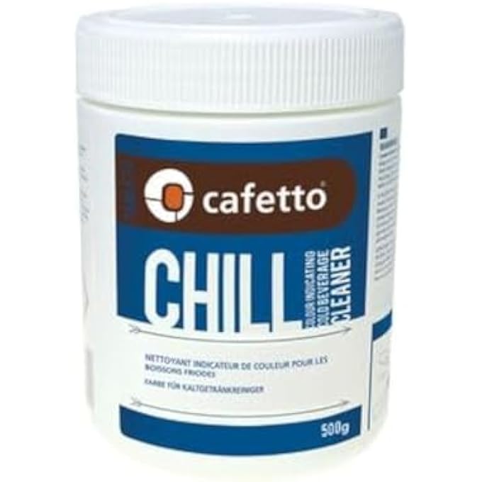 CAFETTO Chill Colour Indicating Cold Beverage Cleaner 500G  Effective Scale Removal For Blenders Soft Serve Nitro Slushie Gelato And Granita Machines - Image 1