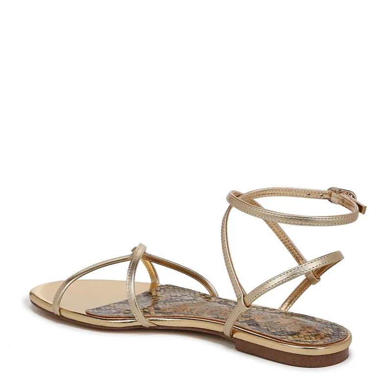 Sam Edelman  Ellina Strappy Flat Sandal for Women | Best Price UAE