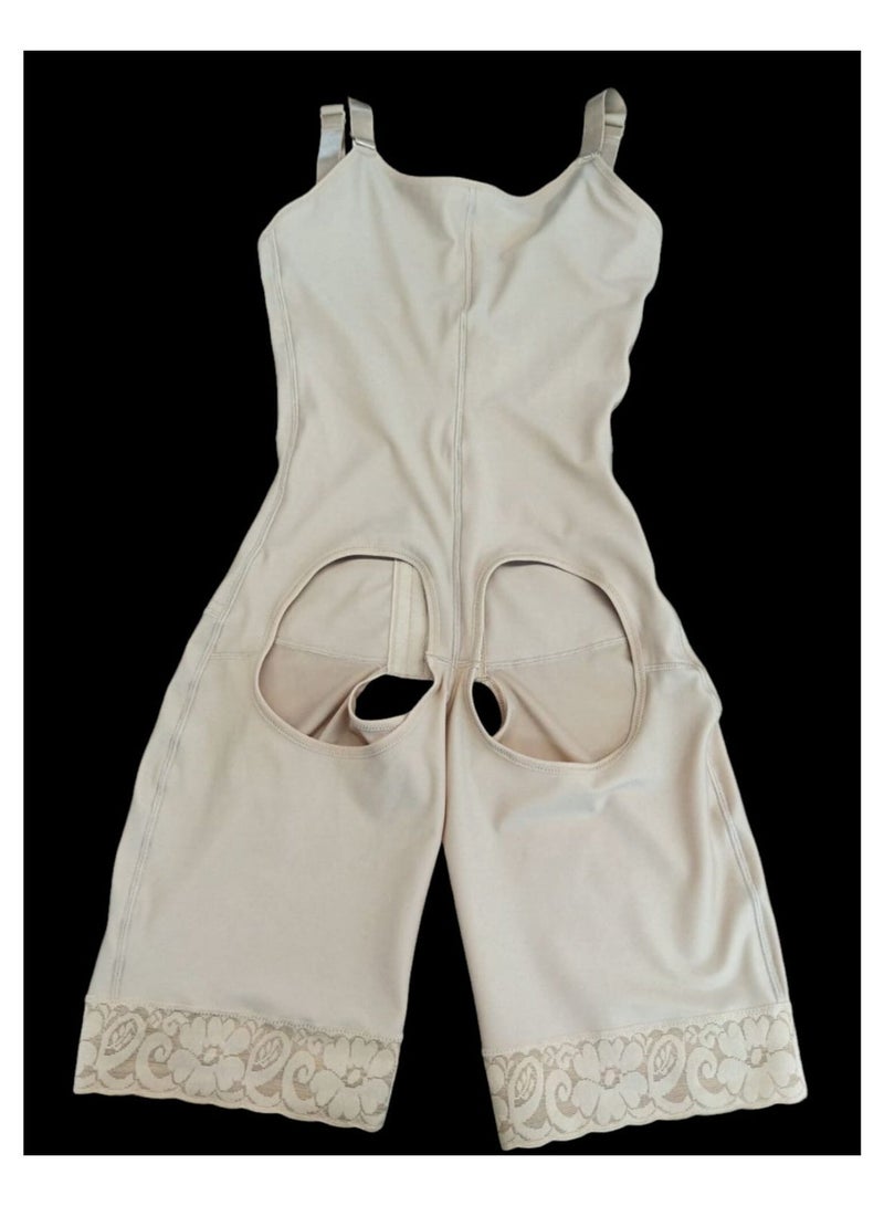 Open Back Body Shaper With Four Front Buckles For Contro.l And Compression After Birth And Other Occasions - Image 3