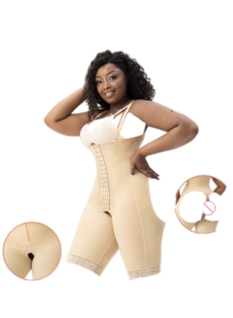 Open Back Body Shaper With Four Front Buckles For Contro.l And Compression After Birth And Other Occasions - Image 5