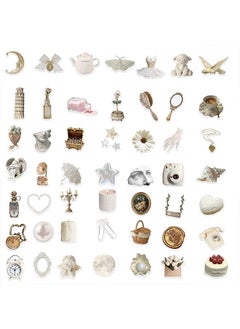 Generic 50 Pcs Vintage Stickers, Aesthetic Stickers for Water Bottle, Laptop, Scrapbook, Journaling, Waterproof Vinyl Stickers for Adults Teens  - Image 2