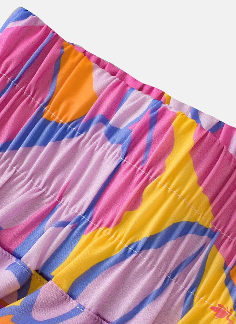 YUNIQEE Pink Printed Casual Shorts