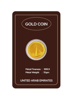 10g Gold Coin with Burj Khalifa & UAE Heritage Building Design - 10 Grams 24KT 999.9 Purity - pzsku/Z5EDCC9FC50E89307250EZ/45/_/1657694366/dc141ee8-d5e5-47c6-ac71-c3200a5ed5ea