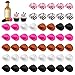 XIPEGPA 50PCS Plastic Mini Western Cowboy Cowgirl Hats Cute Miniature Hat West Party Crafts for Cowboy Cowgirl Party Supplies Colourful - Image 2