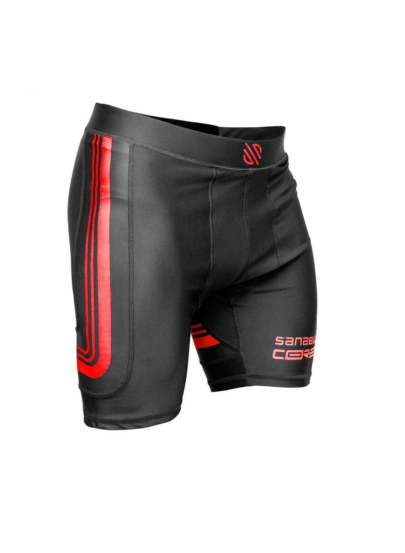 Sanabul Core Compression MMA Shorts Wrestling Jiu Jitsu No Gi BJJ Shorts for Men Red large - Image 2