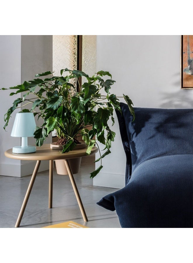 Fatboy Edison the Ambiance Rechargeable Table Lamp, Wireless, Indoor Decorative Lamp with 3 Light Settings, Stepless Dimmable Mood Light, Portable Desk & Bedside Lamp, 16.5 x 25.3 cm – Polar Blue - Image 2