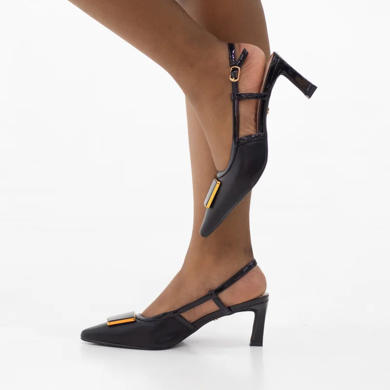 LAMARAPARIS MUSK SLINGBACK 6.5 CM HEEL WITH POINTED TOE