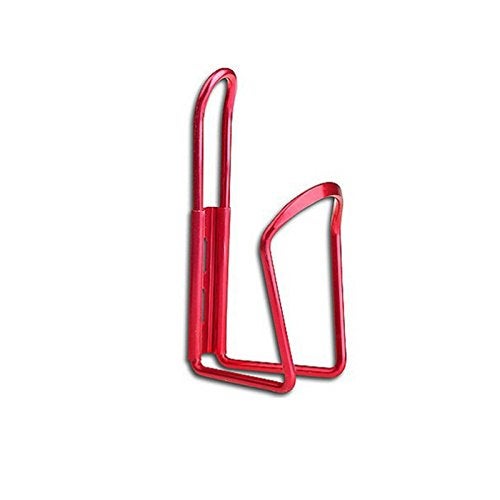 FASTPED ® Aluminum Portable Drinking Cup Water Bottle Cage Holder Carrier Bracket Stand for Cycle,red Cup Holder: Bike Water Bottle Holder Handlebar Cup Holder(Red) up Holder(Red) - Image 1
