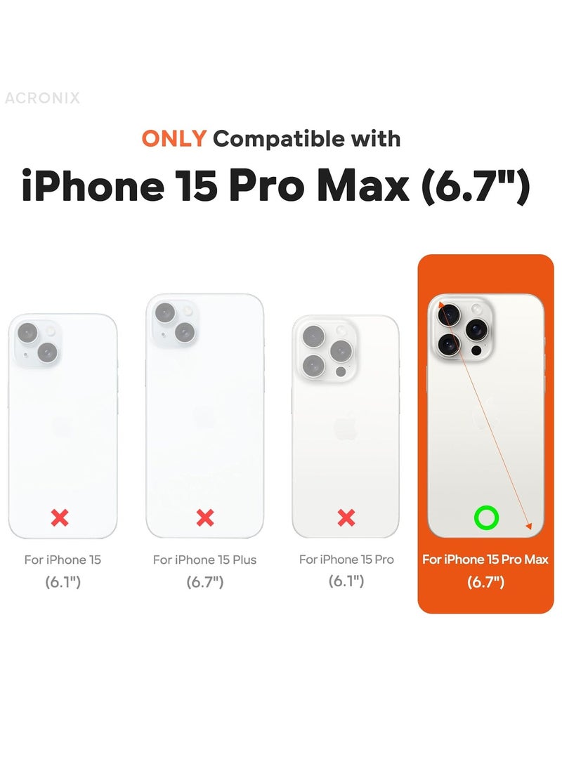 ELTRAZONE iPhone 15 Pro Max Case 6.7" – Red, Silky-Soft Liquid Silicone, Shockproof Rubber, Includes 1 x Screen Protector - Image 2