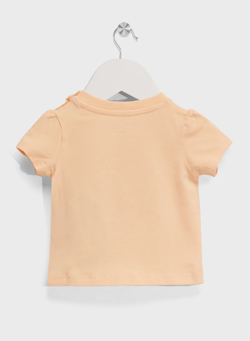 GUESS Kids Printed Short Sleeve T-Shirt And Shorts Set