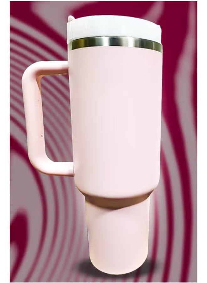 Stanley Stanley 40oz Tumbler – Stainless Steel Travel Mug with Reusable Straw – BPA Free, Eco Friendly, Dishwasher Safe – Leakproof FlowState Lid & Double Wall Insulation – Keeps Drinks Hot for 16H & Cold for 24H – Slim Base Fits Most Car Cup Holders – Durable Ergonomic Handle for Comfortable Use While Traveling, Working or On the Go - Image 4
