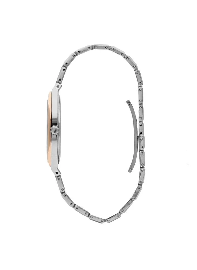 BEVERLY HILLS POLO CLUB Beverly Hills Polo Club BP3023X.530 Men's Analog Display Watch & Metal Strap Silver