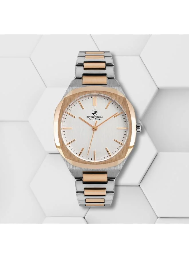 BEVERLY HILLS POLO CLUB Men's Analog White Dial Watch - BP3023X.530