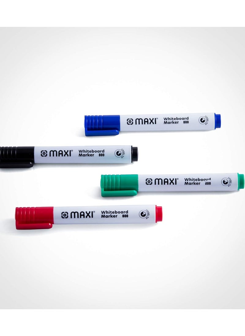 Whiteboard Marker Wallet Of 4Pc, Whiteboard Multicolor