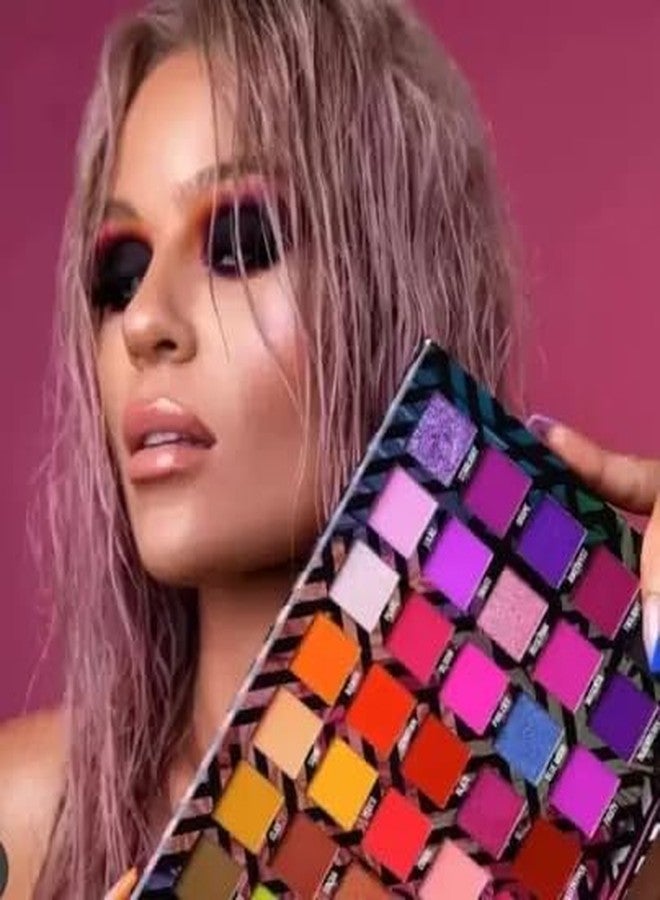 ZemGlam Semi-Matte Finish Multicolour Eyeshadow Palette For Women & Girls 30 g - Image 4