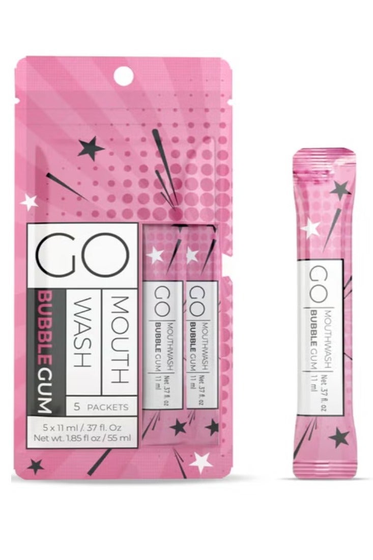 Go Mouthwash Bubble Gum 5pc - Image 1