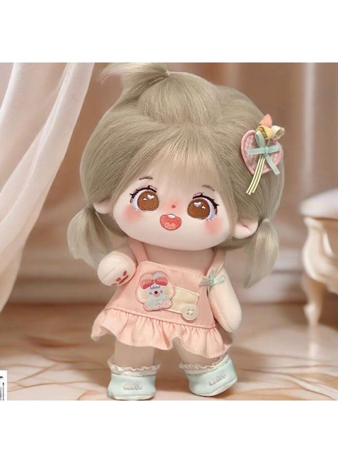 Genuine Original Cotton Doll Can Be Dress-up Human Figure Plush Toy Doll Gift For Girls Birth Certificate-Specification:Bone (comes With Grooming Tools + 1 Random Skirt + Blush)-Color:Yunxi (naked Baby) Sends Birth Certificate  - Image 3