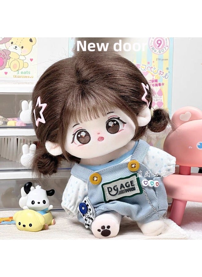 Genuine Original Cotton Doll Can Be Dress-up Human Figure Plush Toy Doll Gift For Girls Birth Certificate-Specification:Bone (comes With Grooming Tools + 1 Random Skirt + Blush)-Color:Yunxi (naked Baby) Sends Birth Certificate  - Image 4