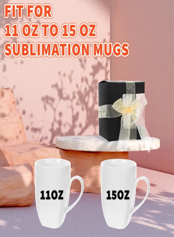Tobeelec 50 Pcs Black Mug Boxes for Gifts, Coffee Mug Gift Box for Blanks Sublimation Mugs Packaging Transparent Ceramic Coffee Cups Gift Box, Decorative Party Favor Gift Packaging Box with Lid (Black) - Image 3