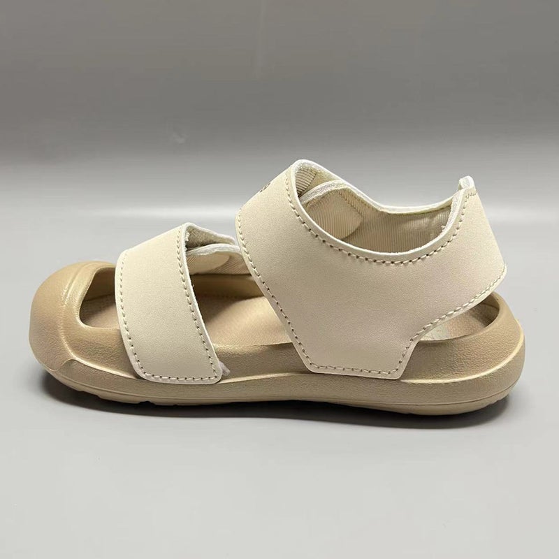 Putian Kidsren'S Shoes Nb Toe Protection Double Velcro Kidsren'S Sandals Men'S And Women'S Baby Toe Beach Shoes Summer Wading Shoes - Image 1