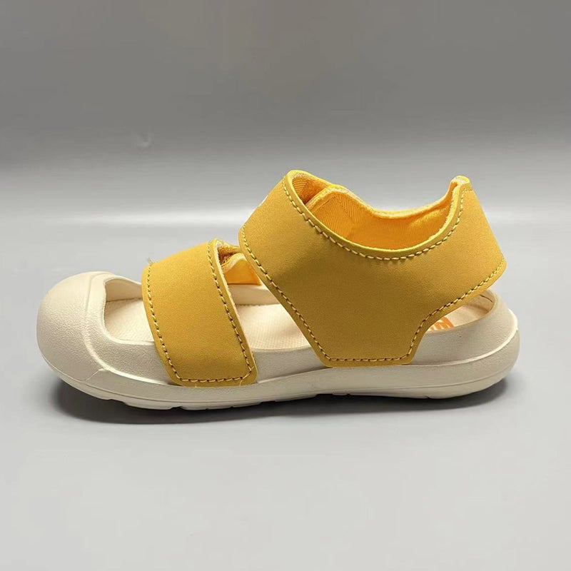 Putian Kidsren'S Shoes Nb Toe Protection Double Velcro Kidsren'S Sandals Men'S And Women'S Baby Toe Beach Shoes Summer Wading Shoes - Image 5
