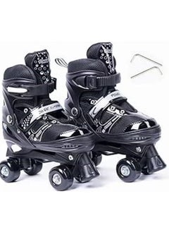 Generic Adjustable 2 Row 4 Wheel Inline Skates Size 31-34  - Image 1