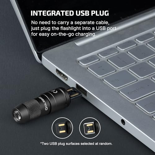 OLIGHT IMINI 2 EDC Rechargeable Keychain Flashlight, 50 Lumens Compact and Portable Mini LED Keyring Lights with Built-in Battery Ideal for Everyday Carry and Emergencies (Black) - Image 5