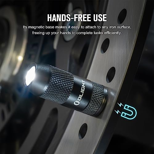 OLIGHT IMINI 2 EDC Rechargeable Keychain Flashlight, 50 Lumens Compact and Portable Mini LED Keyring Lights with Built-in Battery Ideal for Everyday Carry and Emergencies (Black) - Image 3