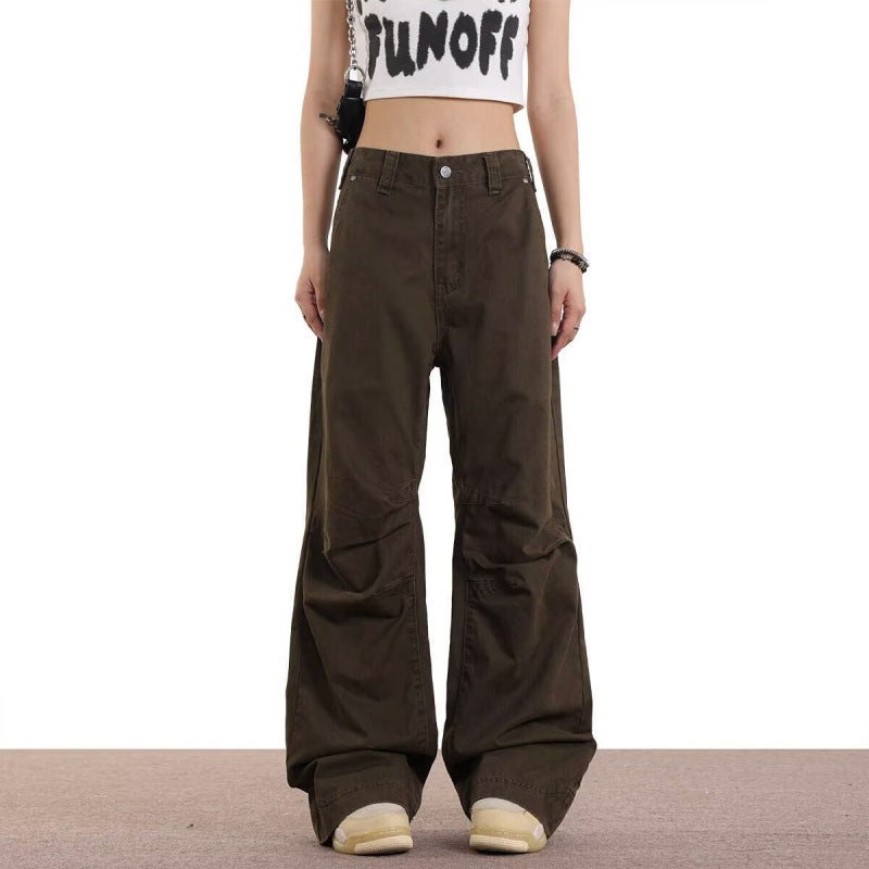 Unisex Classic Denim Jeans Loose Fit Daily Outdoor Wear - Image 1