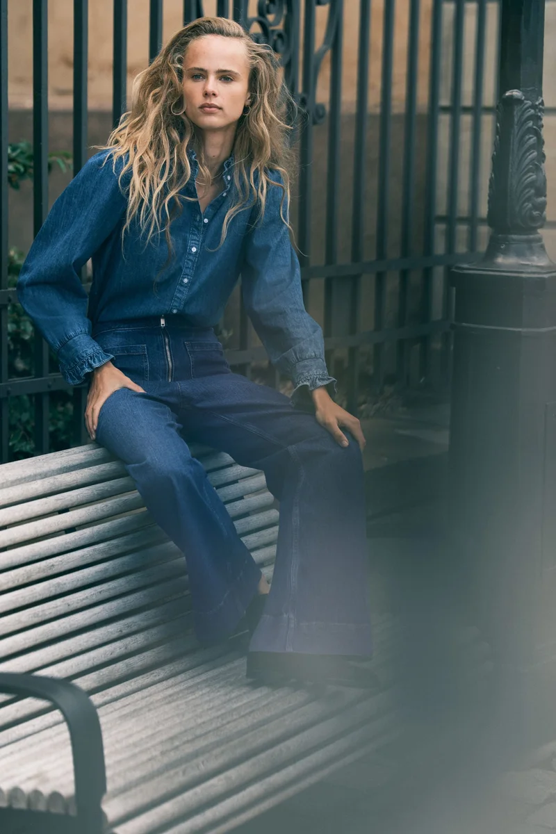 H&M Wide Ultra High Jeans