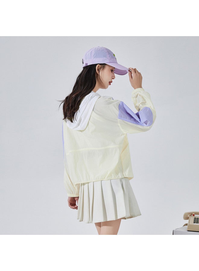 TonLion Women's Summer Hooded Color-block Loose Sun Protection Jacket - Fashionable, Youthful & Versatile Casual Style - Image 4