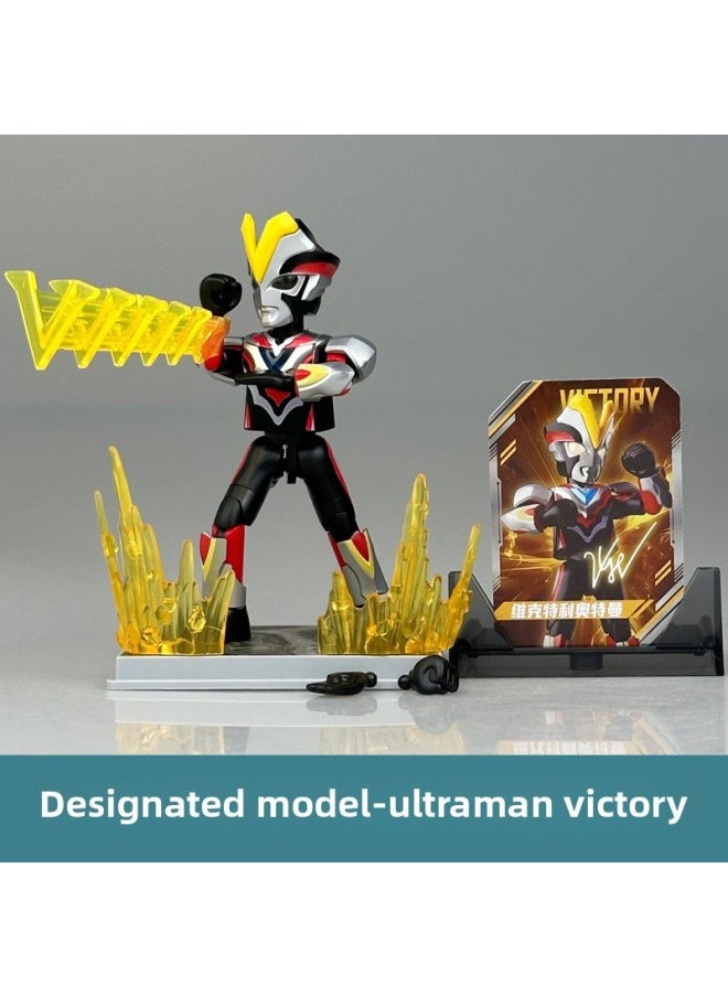 Generic - Ultraman Bruko Building Block Man Shining Edition 9Th Generation Luminous Figure Ax Blind Box Male Toy-Color:Ultraman Shining Nine Bombs-specified Model [victory] - Image 1