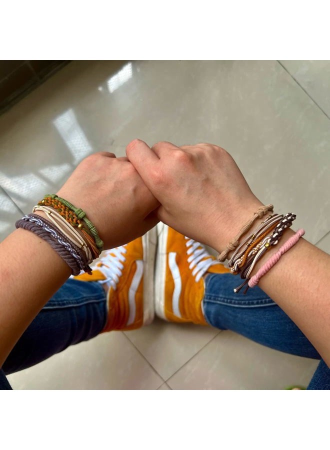 YONOY Boho Hair Tie Bracelets for Women, 20 Pcs 5 Styles Hair Elastics for Thin and Thick Hair/Pony Tails - No Damage - Image 3