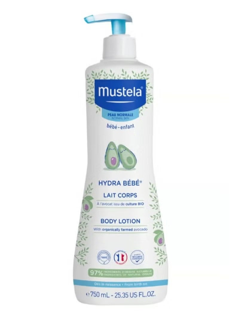 موستيلا لوشن الجسم موستيلا هيدرا للأطفال مع الأفوكادو المزروع للبشرة الطبيعية 750 مل - Image 1