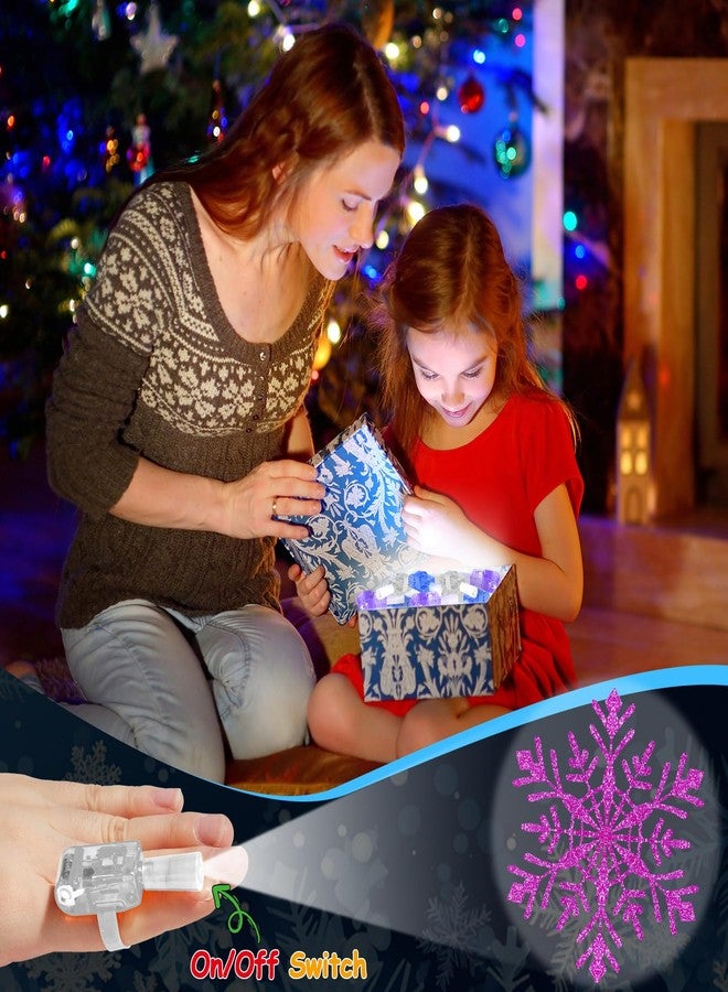 36 قطعة من أضواء الأصابع LED الشتوية على شكل ندفة ثلجية، هدايا مثالية لحفلات الثلج، أضواء أصابع مضيئة في الظلام بتصميم أميرة الثلج، ألعاب شتوية لعيد الميلاد، مجموعة كبيرة للأطفال، جوائز لحفلات أعياد الميلاد والفصول الدراسية، هدايا للحفلات - Image 4
