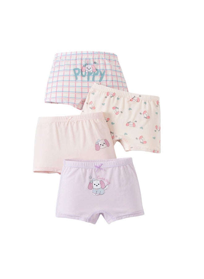 KUYING New Comfortable Skin friendly Breathable Underwear Set 0f 4