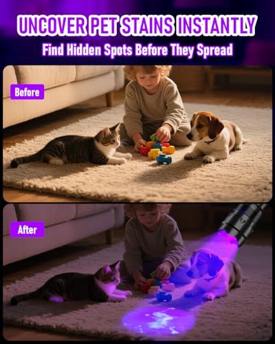 ULTRAFIRE UV Flashlight 395-405 nm Led Blacklight for Curing UV Glue, Leak Detector, Pet Urine Stain - Image 2
