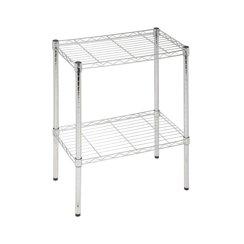 honeycando HoneyCanDo 14x24x24 Shelving Unit CRM SHF09374 Chrome 500 lbs 