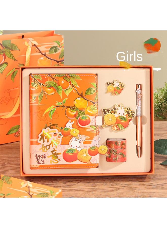 Bluejw Hand Account Book Gift Box For Girls Stationery Gift Box Suit Customized Notebook High Color Value Children Accompanying Gift Student Award - Image 5