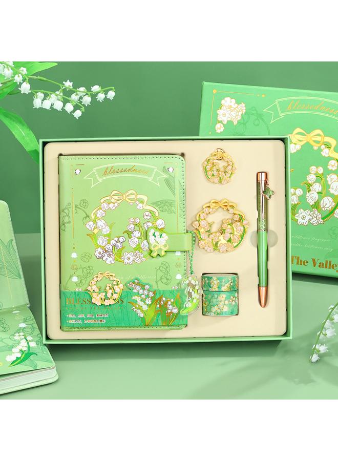 Bluejw Hand Account Book Gift Box For Girls Stationery Gift Box Suit Customized Notebook High Color Value Children Accompanying Gift Student Award - Image 2