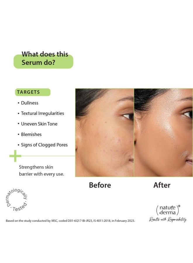 ديرما الطبيعة 10% سيروم النياسيناميد والزنك بنسبة 10% مع سيروم النياسيناميد والزنك مع تعزيز حيوي طبيعي ™ | يقلل المسام والبقع الداكنة | بشرة أكثر إشراقًا وتوحيد اللون وتقويتها | 30 مل | تم اختباره من قبل أطباء الجلدية - Image 4