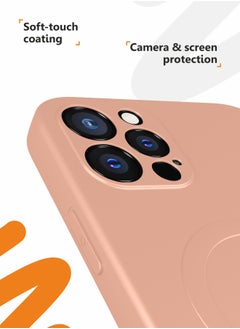 MOBILIUS for iPhone 12 Pro Max Case, Soft Anti-Scratch Microfiber Lining, Compatible with MagSafe, Shockproof Phone Case for iPhone 12 Pro Max, Pink  - Image 4