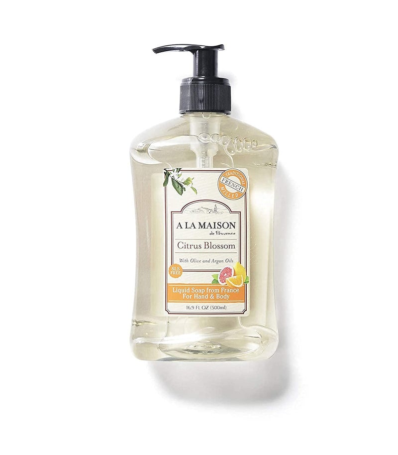 A LA MAISON French Liquid Hand Soap RefilL  Natural Hand Wash Made with Essential Oils  Biodegradable PlantBased Vegan CrueltyFree 169 Fl Oz Bottle Citrus Blossom