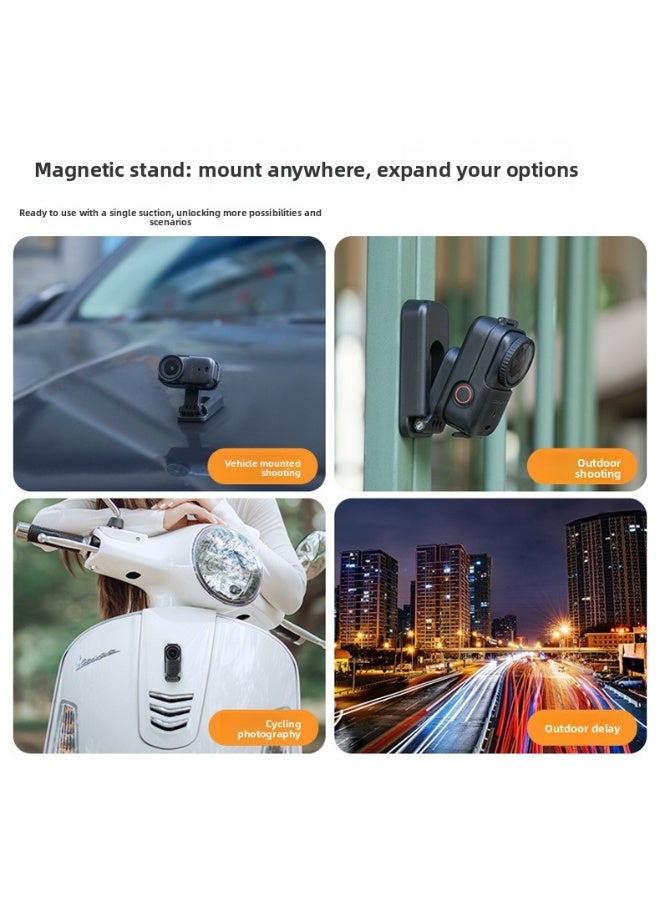 سني لايف حامل قاعدة مغناطيسية لـ DJI Osmo Nano من Sunnylife – قاعدة دوارة 360° قابلة للطي مع تثبيت سريع لكاميرا الأكشن - Image 5